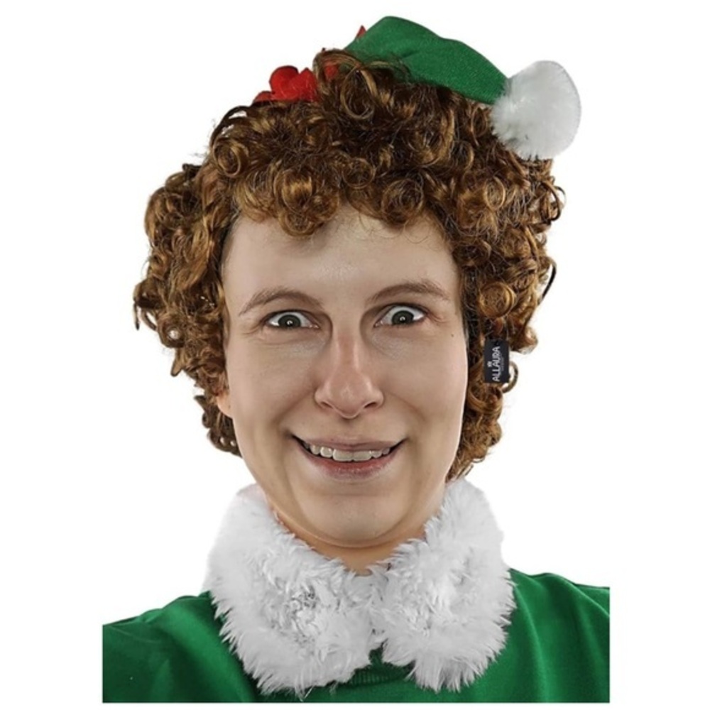 ALLAURA Elf Afro Wig Christmas Elf Wig adult size